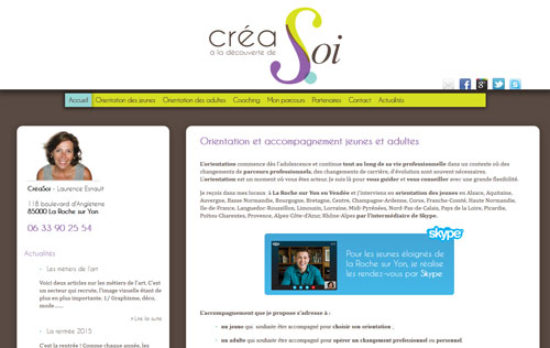 CreaSoi website